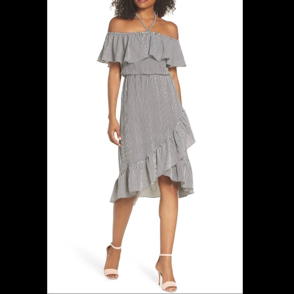 Charles Henry Dresses & Skirts - Charles Henry Striped Midi Dress